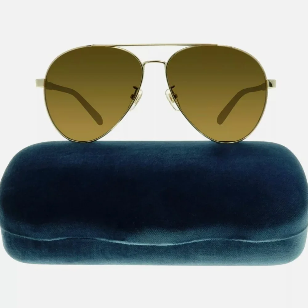 Gucci Aviator Unisex Red/Green Stripes Sunglasses